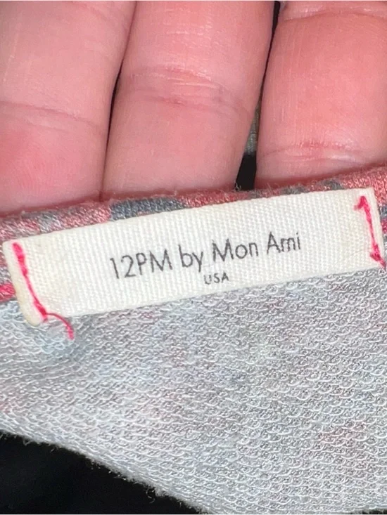 12 Pm By Mon Pink Red Blue Americana Stripe Tassel Sleeveless Tank Top Size S - Picture 7 of 8